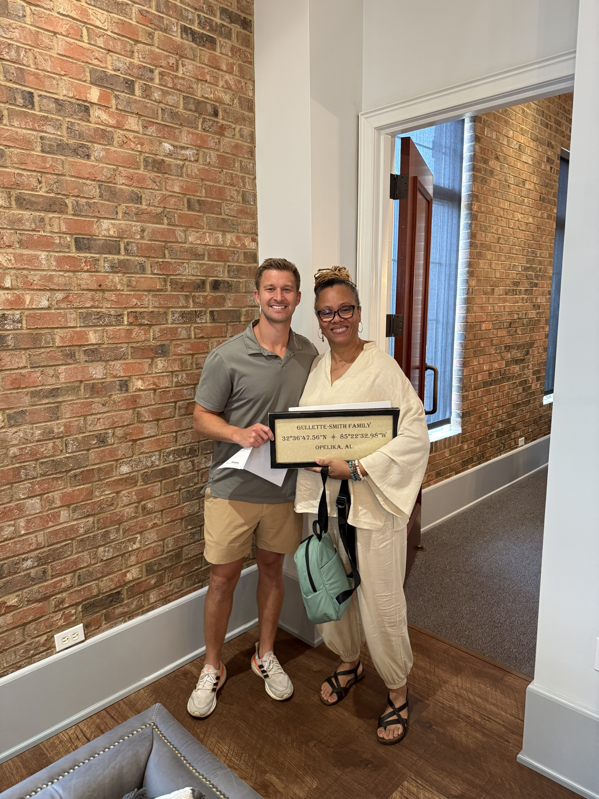 Happy Hayley Real Estate clients at closing